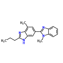 2-正丙基-4-甲基-6-(1'-甲基苯并咪唑-2-基)苯并咪唑 | 152628-02-9 | 2-n-Propyl-4-methyl-6-(1-methylbenzimidazole-2-yl)benzimidazole